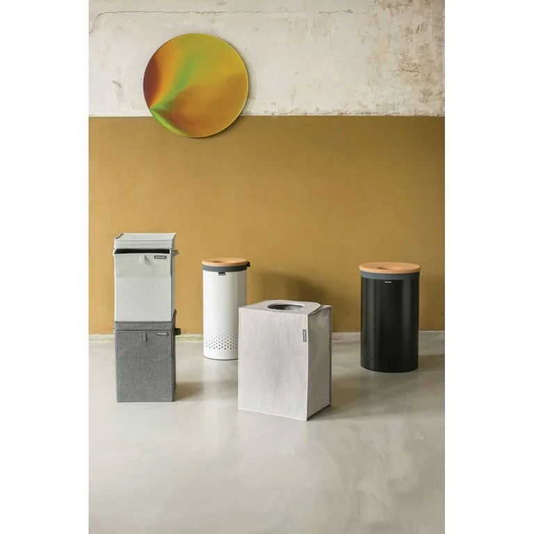 Кош за пране Brabantia 35L, White, корков капак
