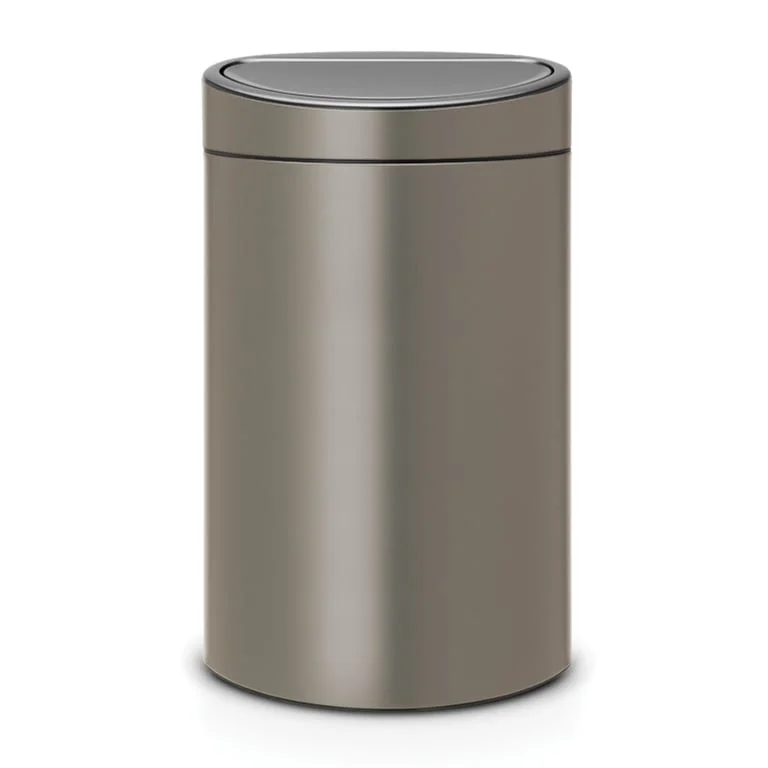 Waste Bin Brabantia Touch Recycle New 10+23L, Platinum