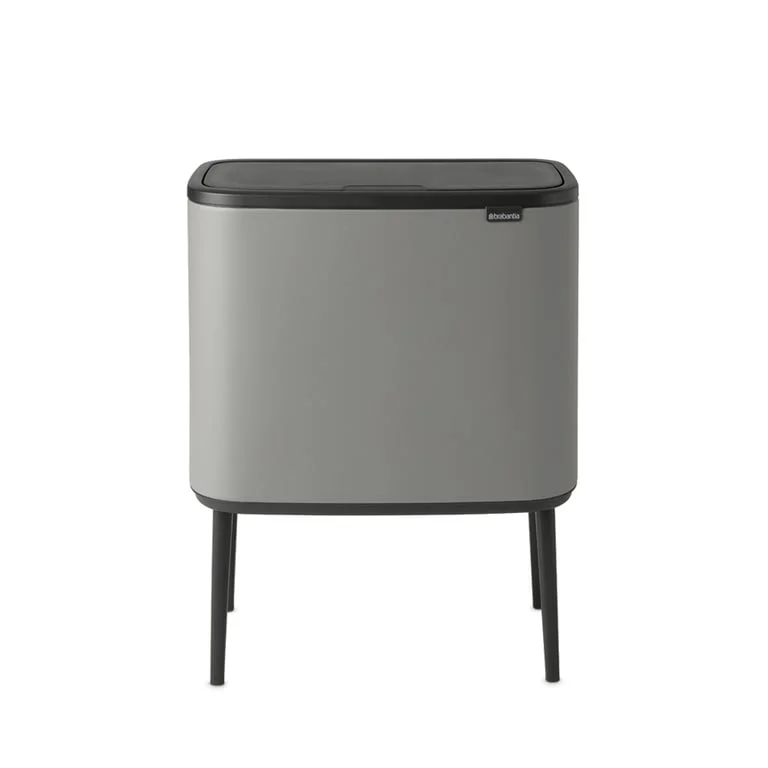 Bo Touch Bin Brabantia Mineral Concrete Grey 11 + 23L