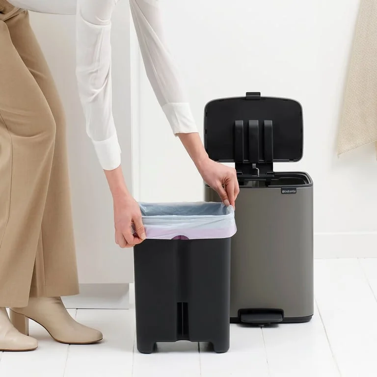 Кош за смет Brabantia Bo Pedal 12L, Platinum