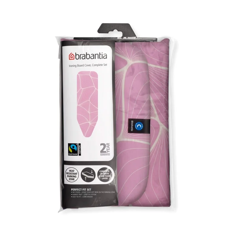 Ironing Table Cover Brabantia C 124x45cm, 8mm Foam, Lilac Waves