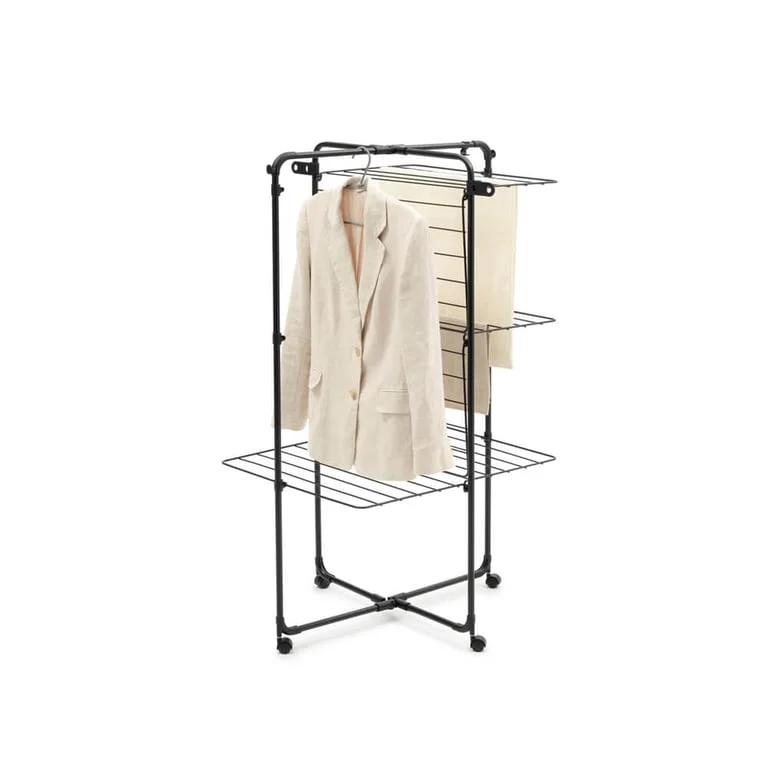 Сушилник за дрехи Brabantia Hangon Tower 23m, Matt Black
