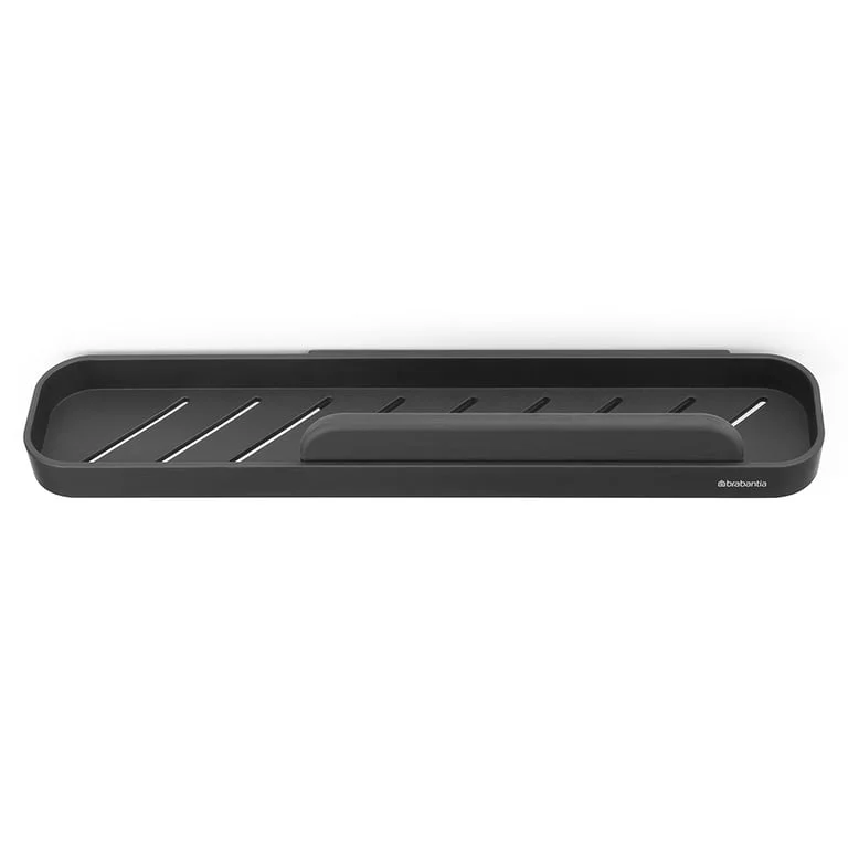 Shower Shelf with Squeegee Brabantia MindSet Dark Grey