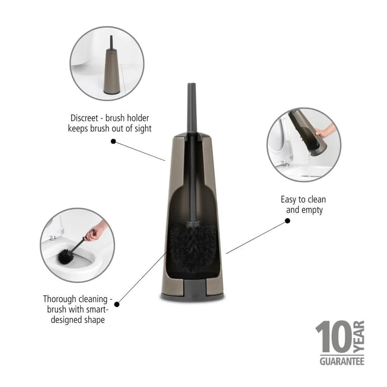 Toilet Brush & Holder Brabantia ReNew Platinum
