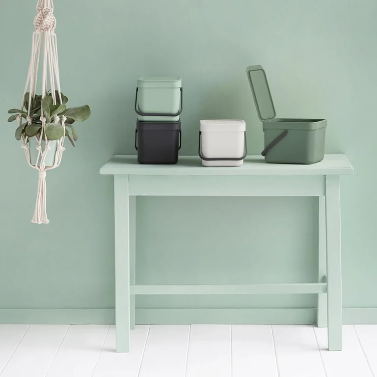 Waste Bin Separation Basket Brabantia Sort&Go 6L, Jade Green