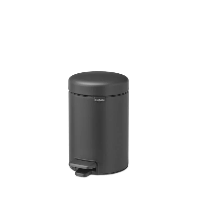 Pedal Waste Bin Brabantia NewIcon 3L, Mineral Infinite Grey