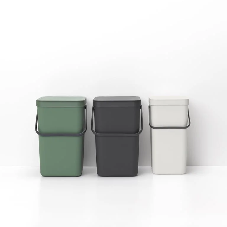 Waste Bin Separation Basket Brabantia Sort&Go 16L, Light Grey