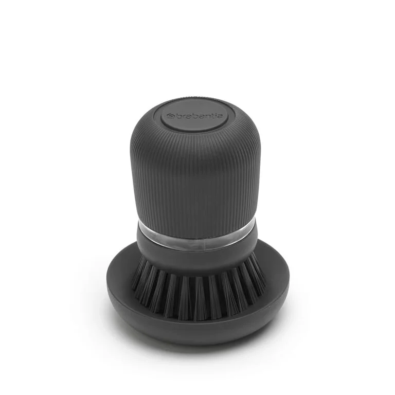 Soap Dispensing Dish Brush Brabantia, Dark Grey