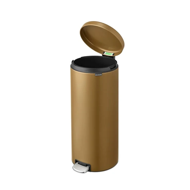 Pedal Waste Bin Brabantia NewIcon 30L, Warm Brass