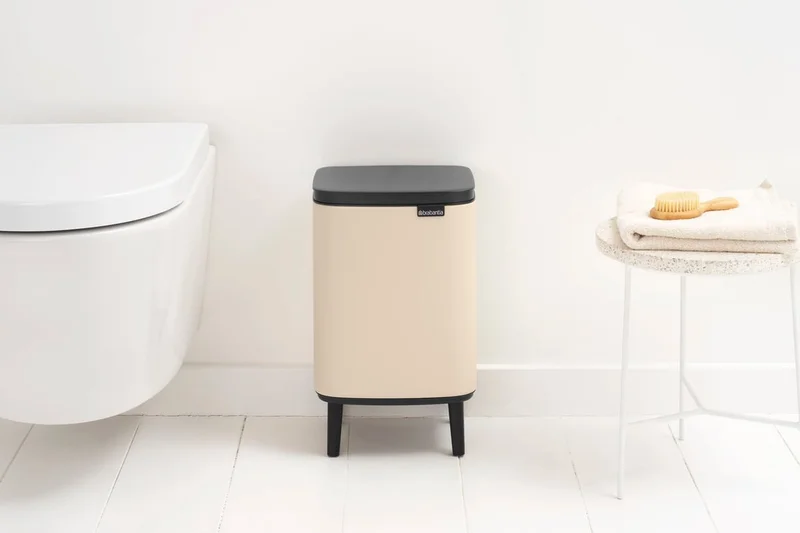 Waste Bin Brabantia Bo Small Hi 7L, Soft Beige