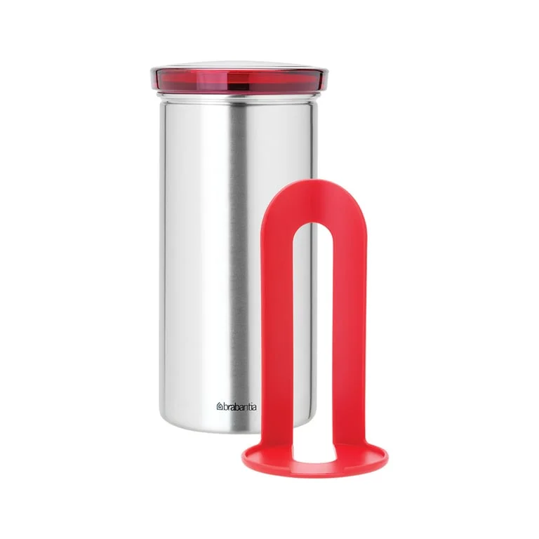 Coffee Pod Canister Brabantia,18pcs capsules, Red