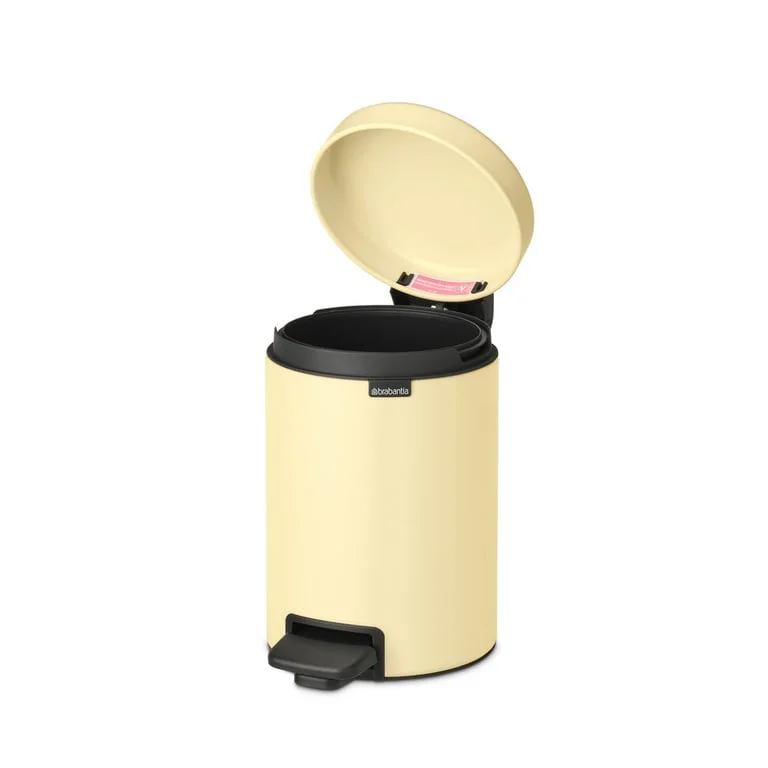 Pedal Waste Bin Brabantia NewIcon 3L, Mellow Yellow