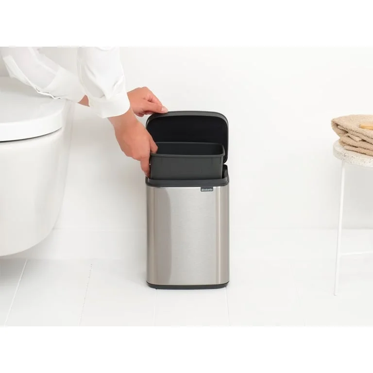 Кош за смет Brabantia Bo Small 4L, Matt Steel Fingerprint Proof