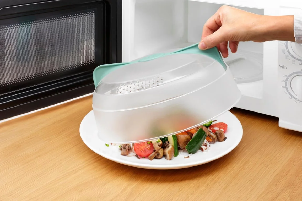 Microwave Plate Cover Lekue Ø24.5cm, Transparent