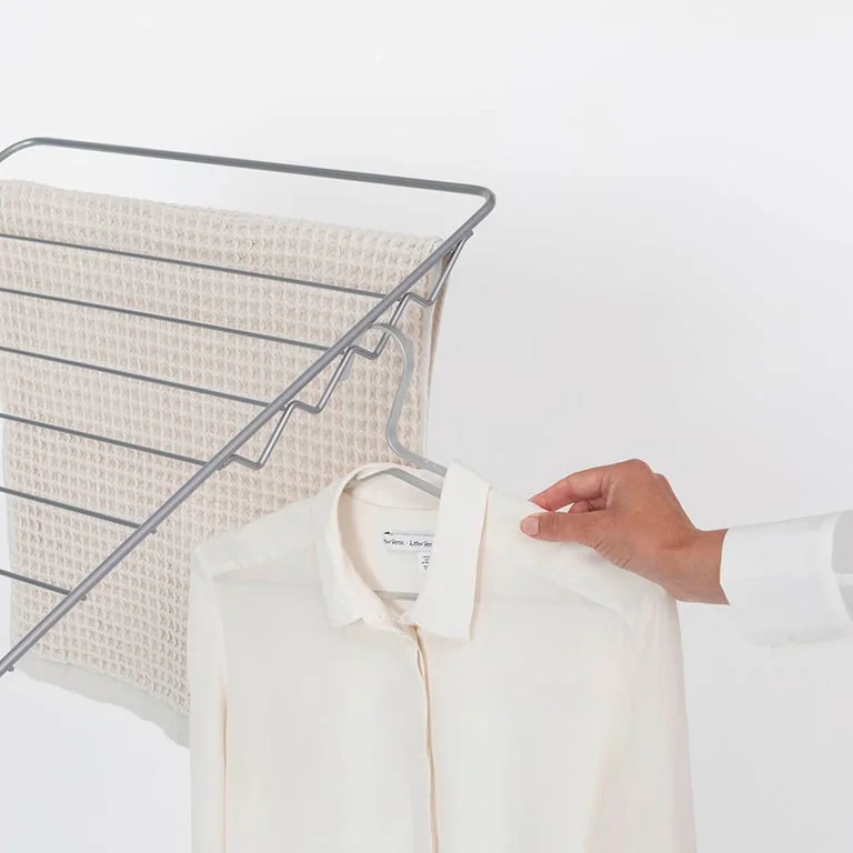 Drying Rack Brabantia Hangon, 25m, Rod, Metallic Grey
