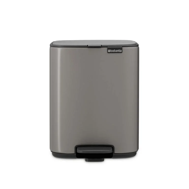 Waste Bin Brabantia Bo Pedal 7L, Platinum