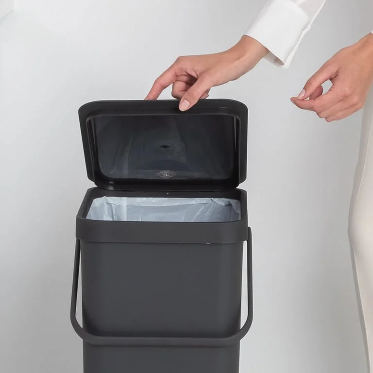 Waste Bin Brabantia Sort&Go 40L, Dark Grey