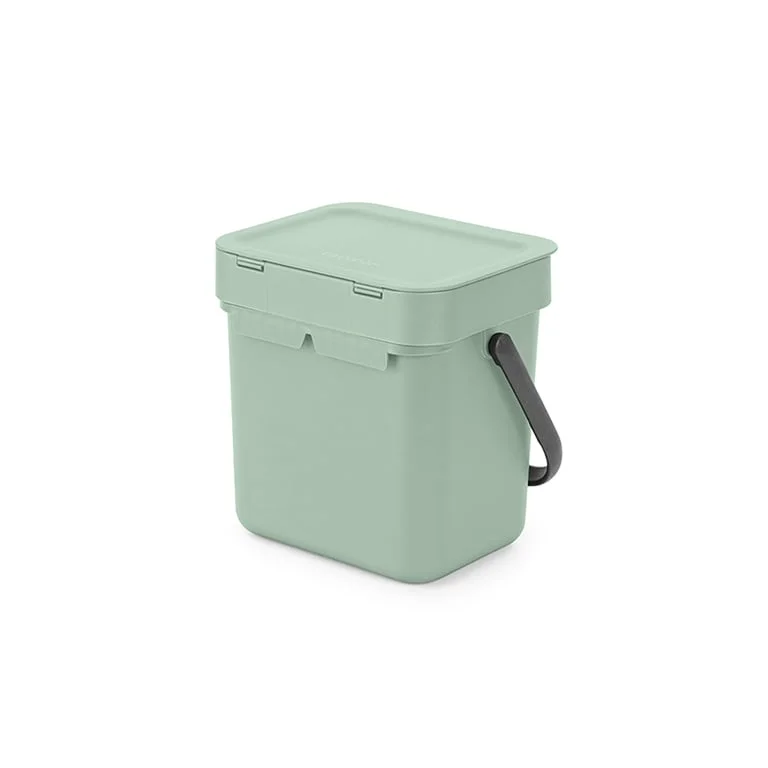Waste Bin Brabantia Sort&Go 3L, Jade Green