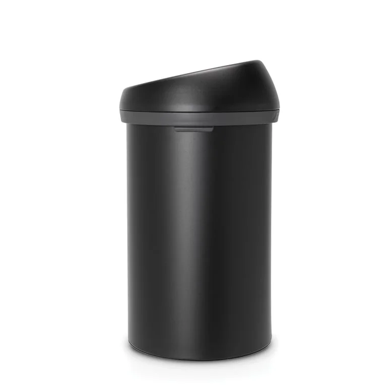 Waste Bin Brabantia Touch 60L, Mineral Moonlight Black