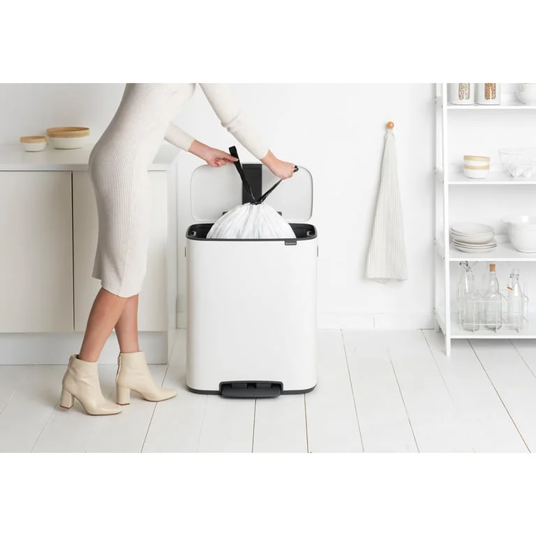 Waste Bin Brabantia Bo Pedal 60L, White