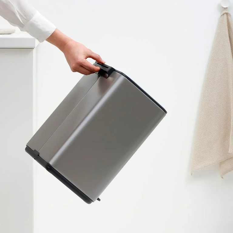 Кош за смет Brabantia Bo Pedal 12L, Platinum