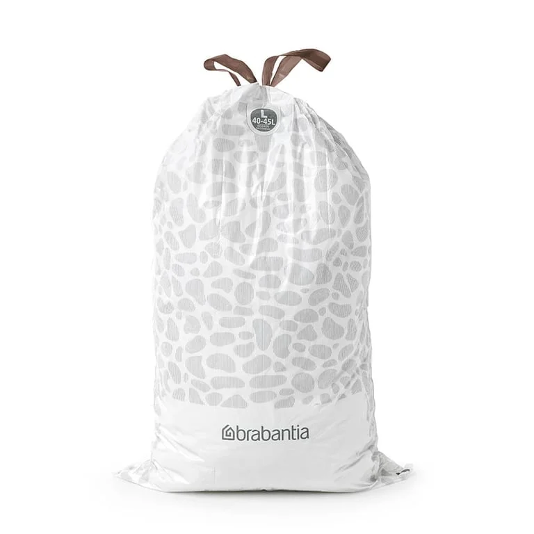 PerfectFit Bags Brabantia Size L, 45L, 20 pcs, White