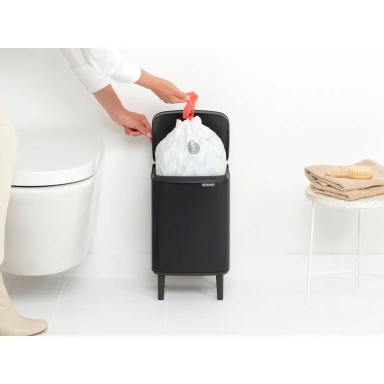 Waste Bin Brabantia Bo Small Hi 7L, Matt Black