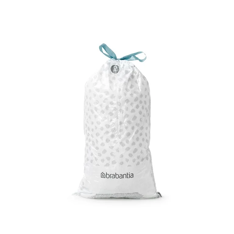 PerfectFit Bags Brabantia Size O, 30L, 40 pcs, White, Dispenser