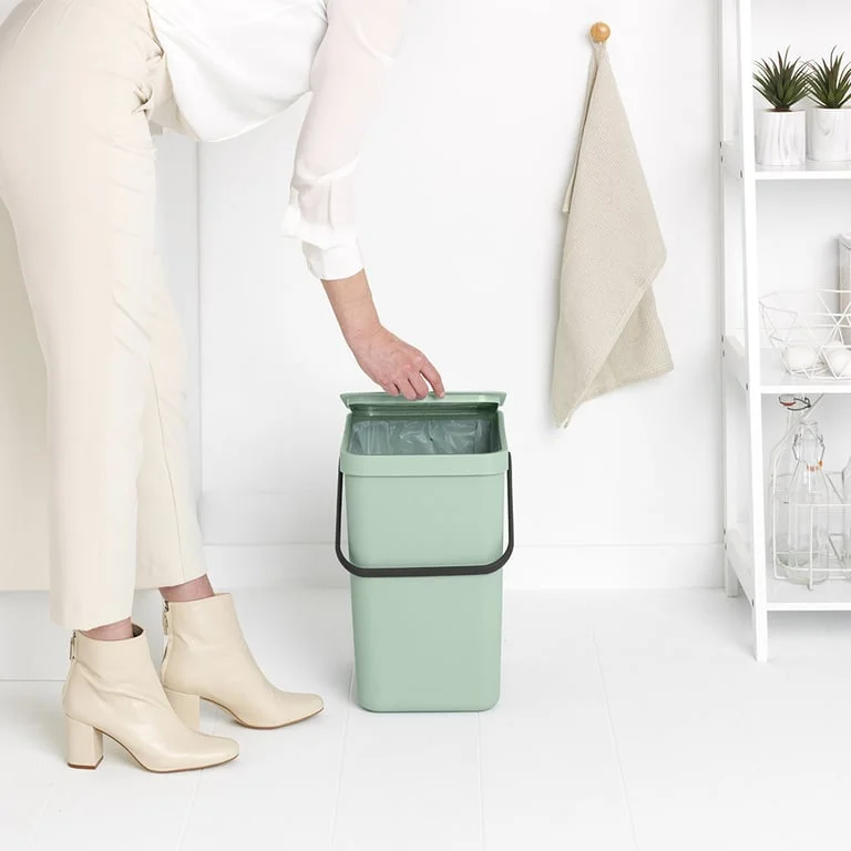Waste Bin Brabantia Sort&Go 25L, Jade Green