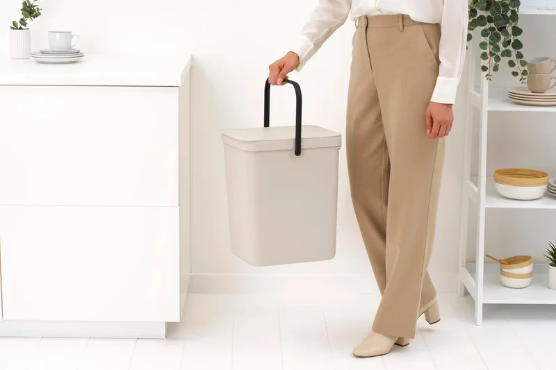 Waste Bin Brabantia Sort&Go 25L, Soft Beige