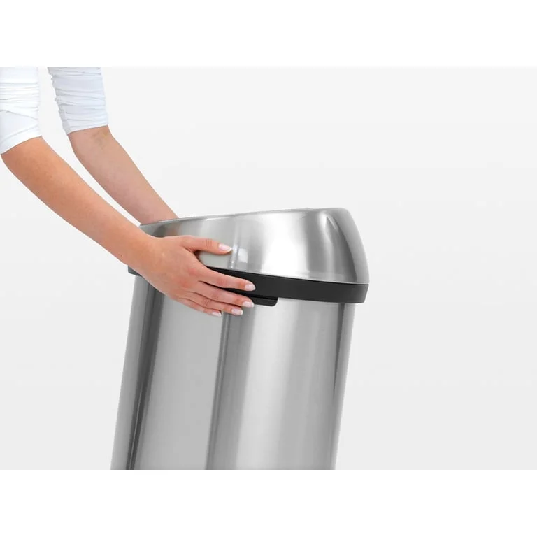 Touch Bin Brabantia, 60 L, Black Lid Brilliant Steel