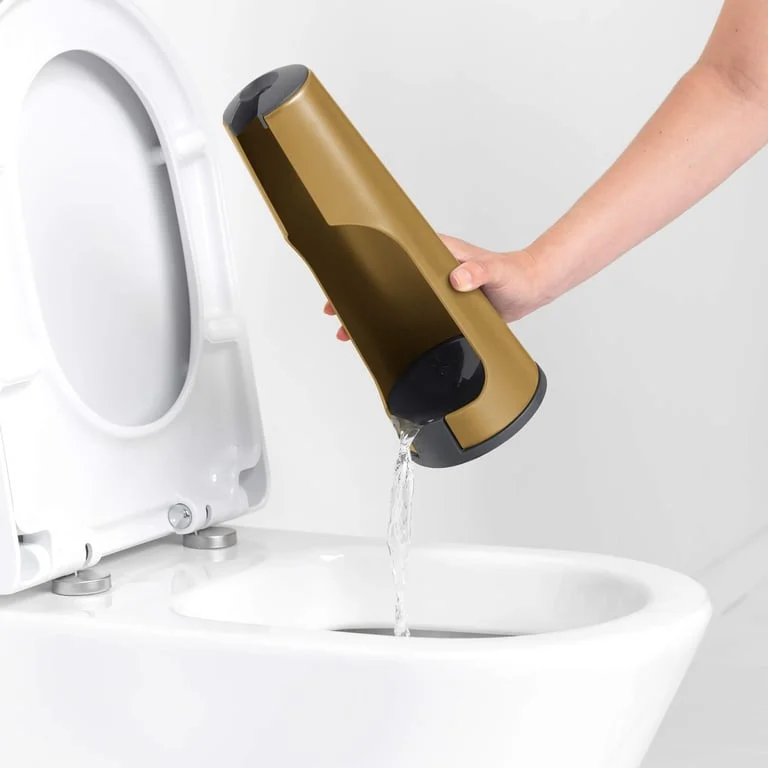 Toilet Brush & Holder Brabantia ReNew Warm Gold