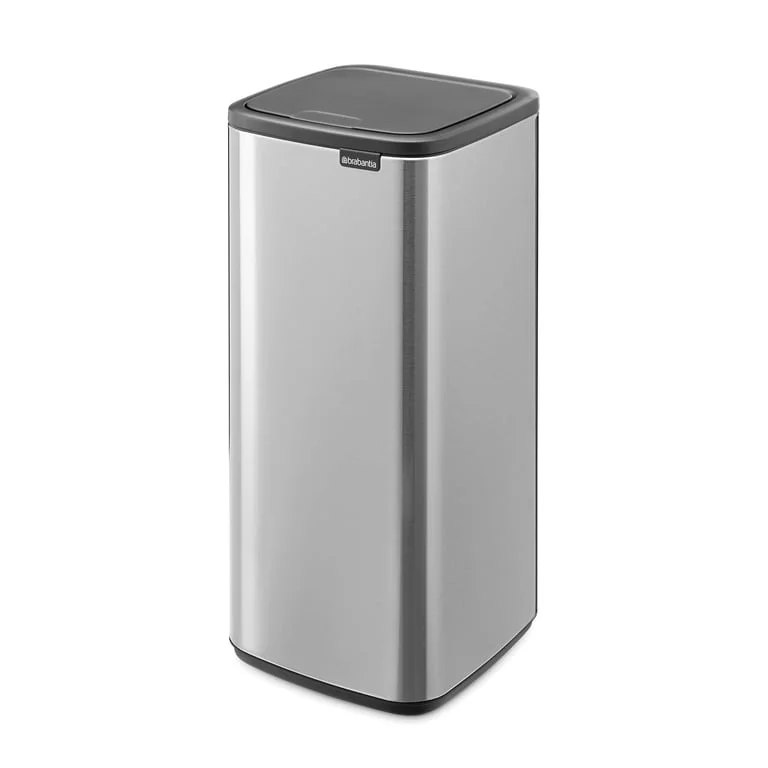 Waste Bin Brabantia Bo Touch 30L, Matt Steel Fingerprint Proof