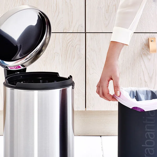 Waste Bin NewIcon Brabantia 12L Matt Steel FPP