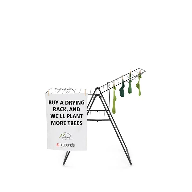 Drying Rack Brabantia Hangon, 20m, Matt Black