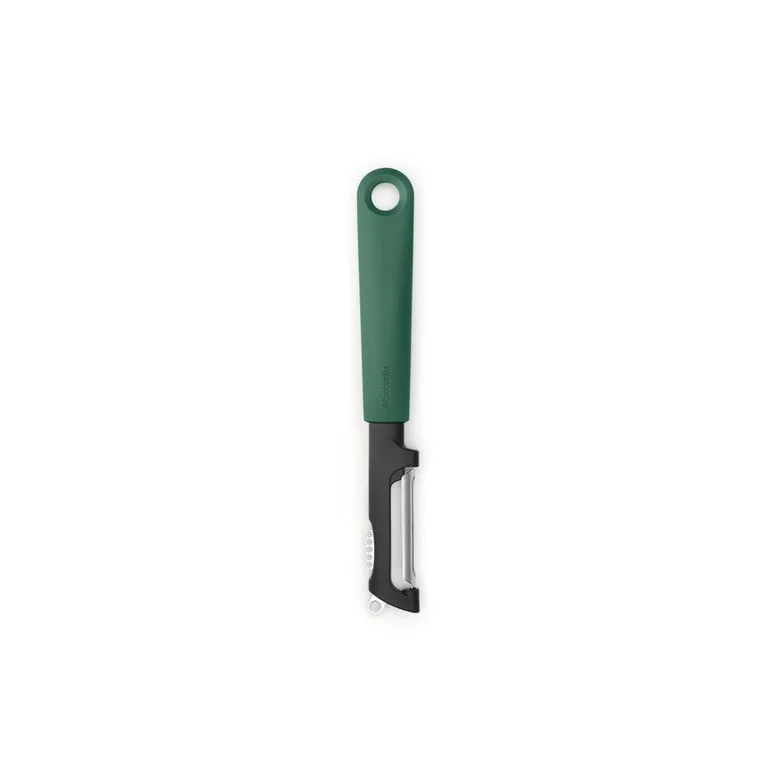 Swivel Food Peeler plus Zester Brabantia Tasty+ Fir Green