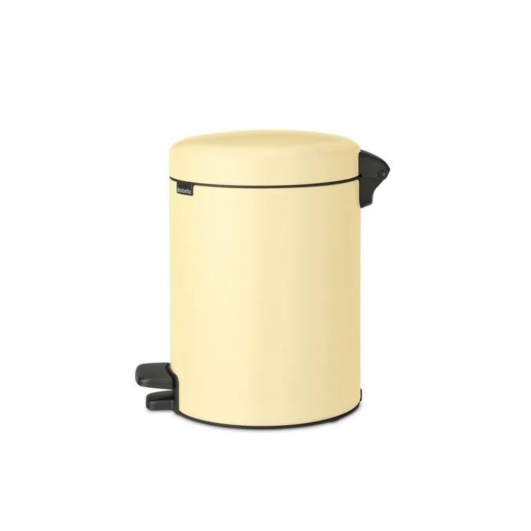 Pedal Waste Bin Brabantia NewIcon 5L, Mellow Yellow