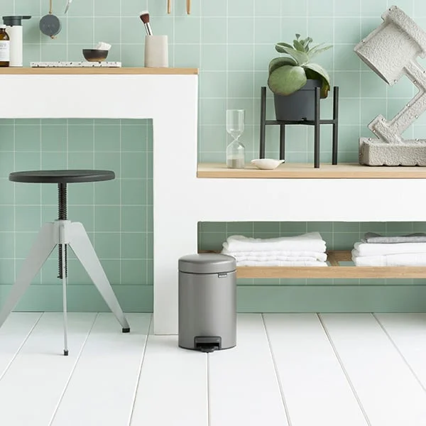 Waste Bin NewIcon Brabantia 3L, Platinum