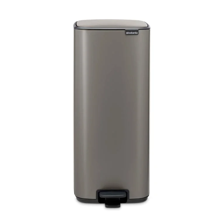 Waste Bin Brabantia Bo Pedal 30L, Platinum