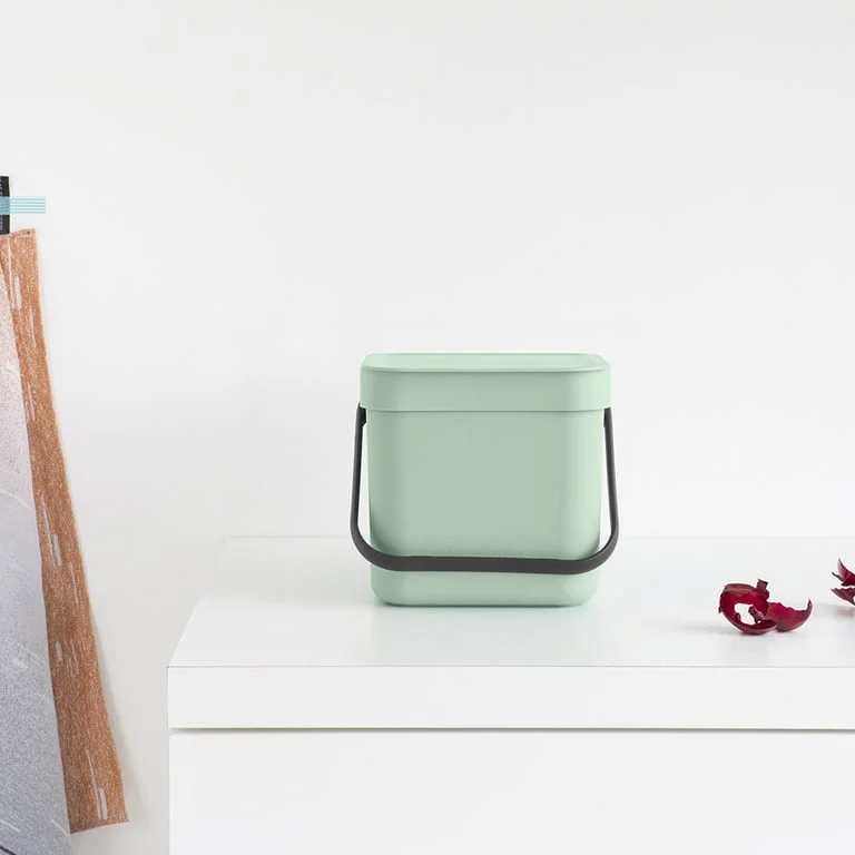Waste Bin Brabantia Sort&Go 3L, Jade Green