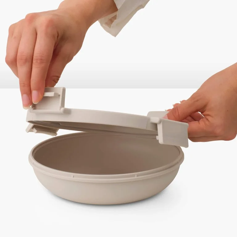 Lunch Bowl Brabantia Make&Take Soft Beige 1L, Plastic