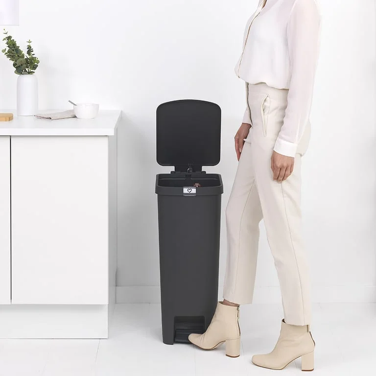 Pedal Waste Bin Brabantia StepUp 40L, Dark Grey
