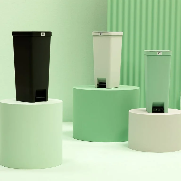 Кош за смет с педал Brabantia StepUp 40L, Jade Green