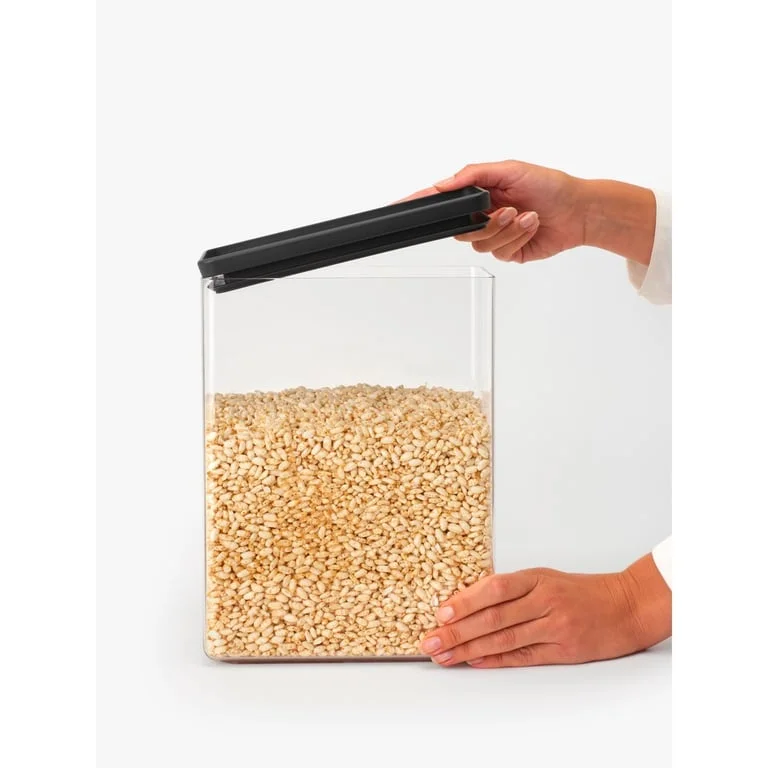 Canister Brabantia Tasty+ Stackable 5.4L, Dark Grey