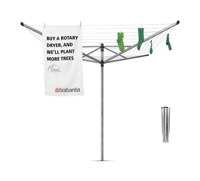 Outdoor Dryer Brabantia Lift-O-Matic 60m, ground spike