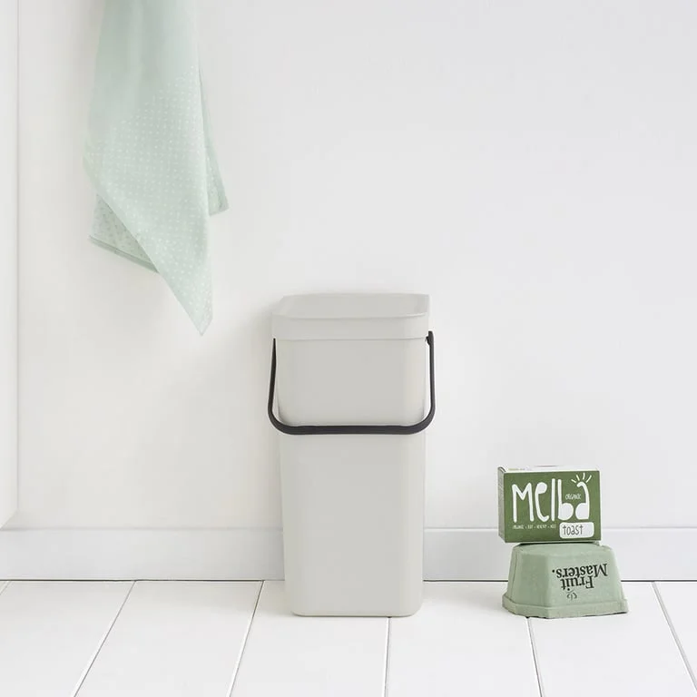 Waste Bin Separation Basket Brabantia Sort&Go 16L, Light Grey