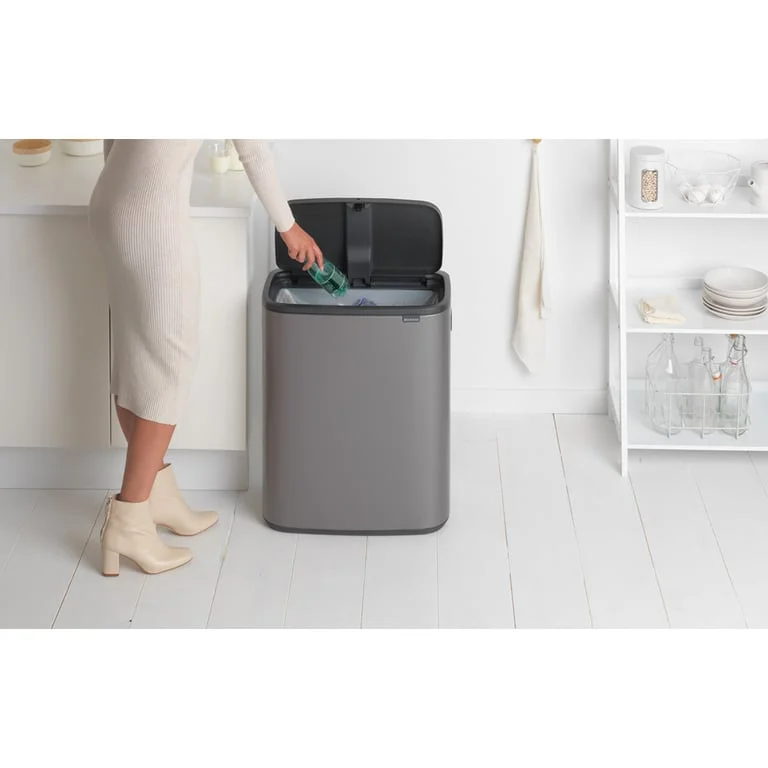 Кош за смет Brabantia Bo Touch 60L, Platinum