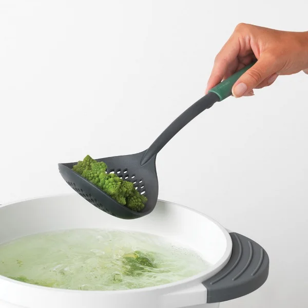 Cook and Serve Skimmer plus Ladle Brabantia, Tasty+, 3.2L Fir Green