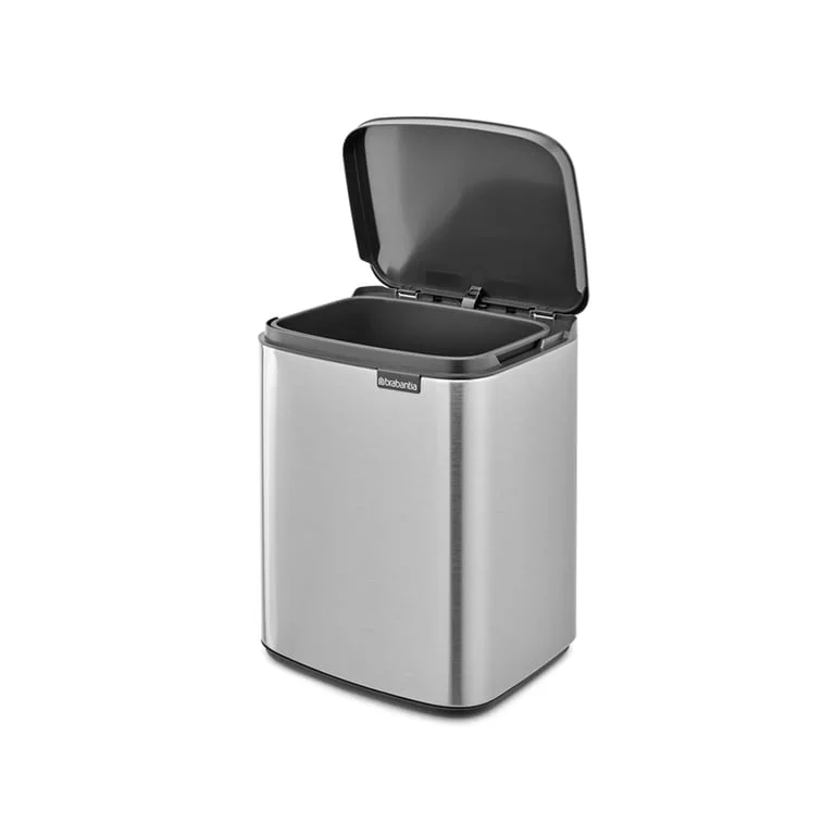Waste Bin Brabantia Bo Small 7L, Matt Steel Fingerprint Proof