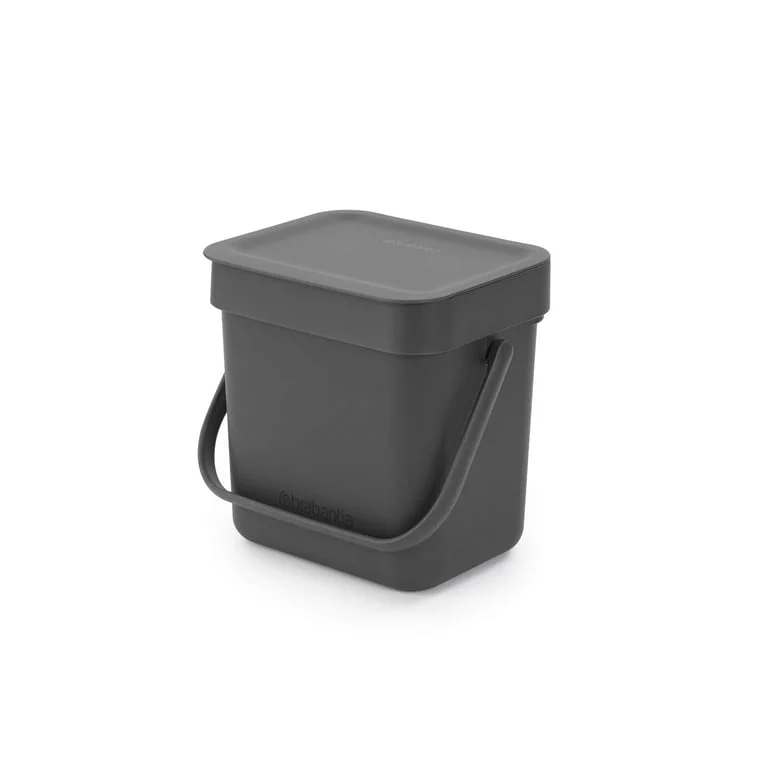 Waste Bin Brabantia Sort&Go 3L, Grey